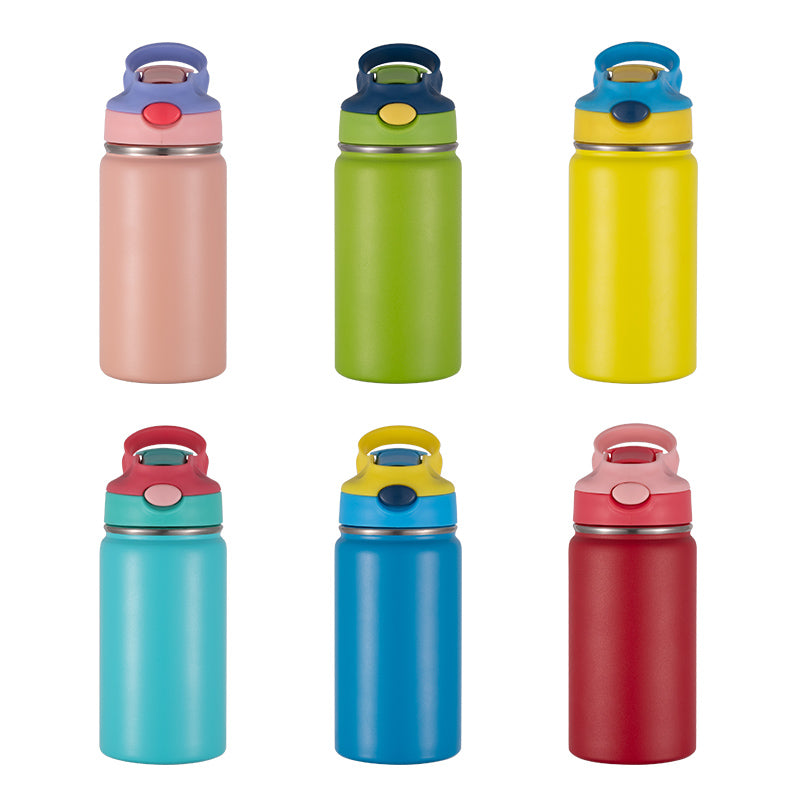 XLZ37012 Kids Insulated Water Bottle | Leakproof Flip Straw