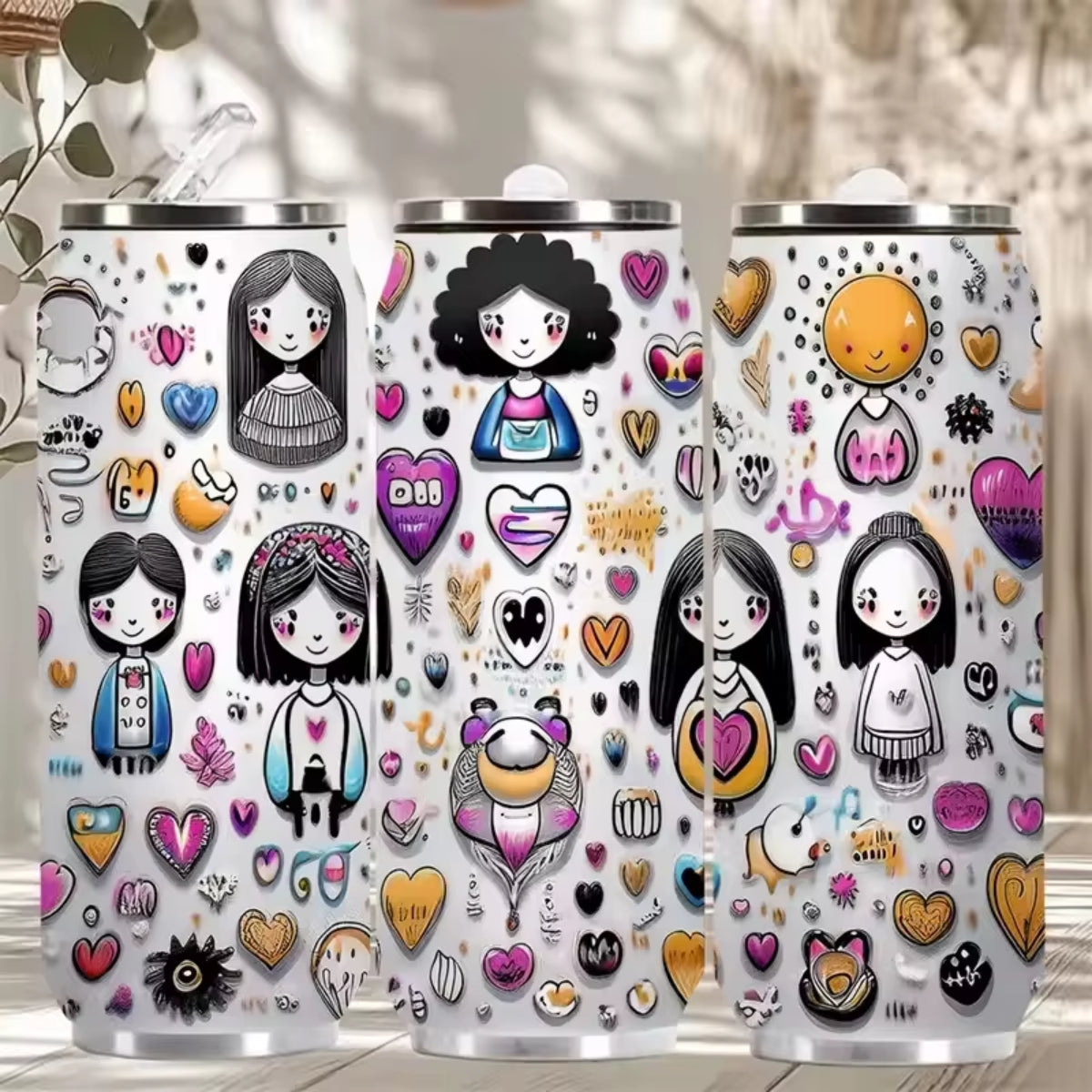 500ml custom printed patterns