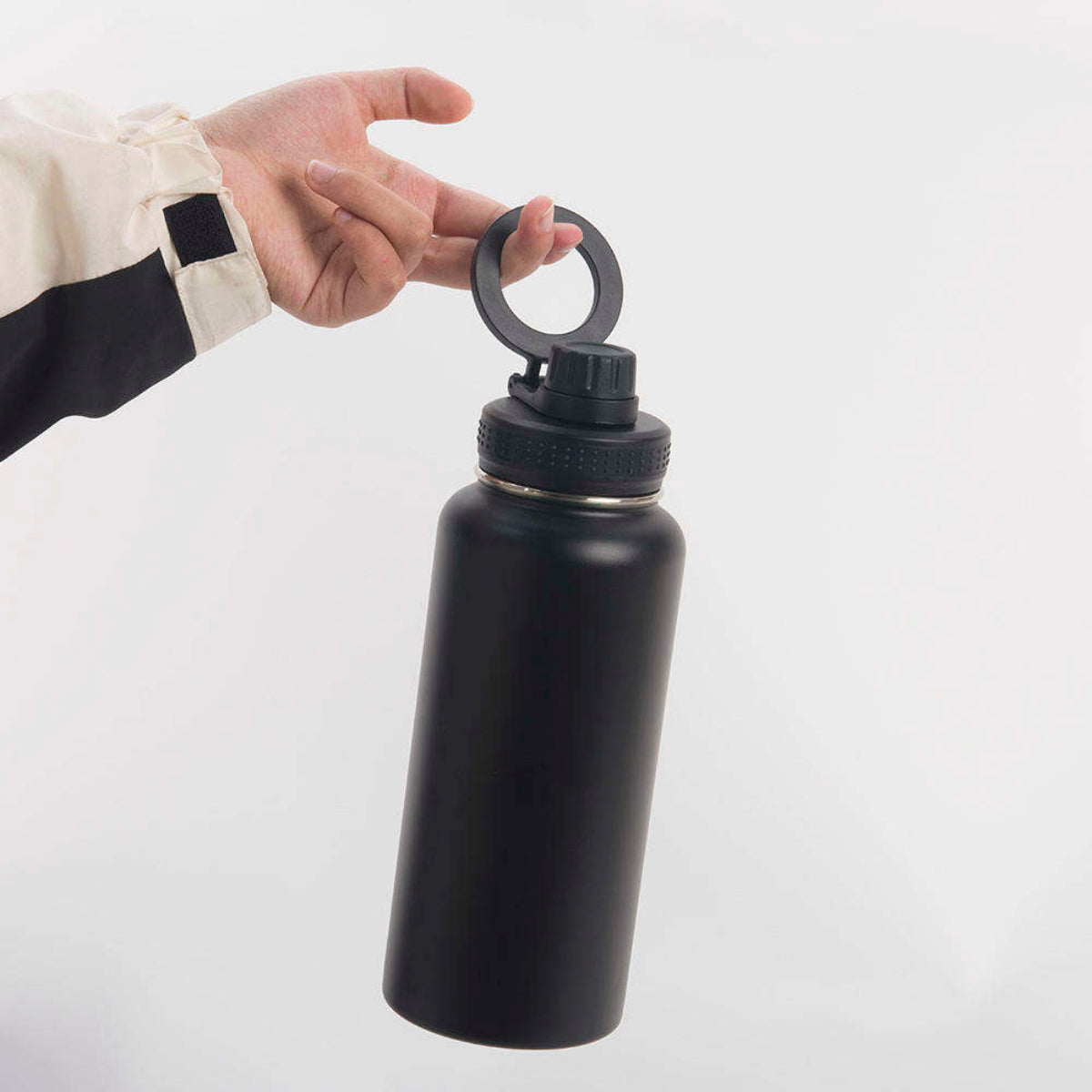 32/40oz Insulated Magnetic Water Bottle - Stainless Steel Vacuum Flask with MagSafe Compatible Phone Holder Keeps Drinks Cold for 24 Hours Water Jug for Gym and Outdoor Activities