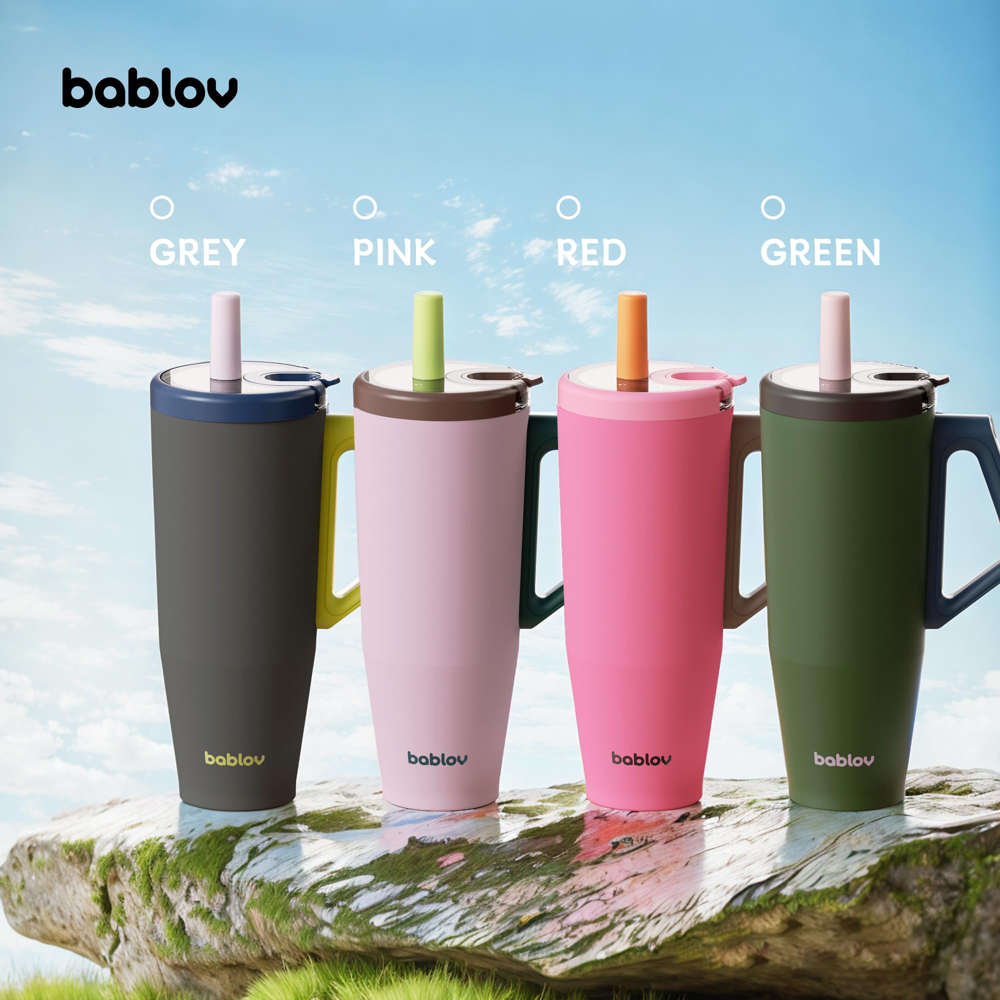 Bablov 36oz Leakproof Tumbler for All-Day Use