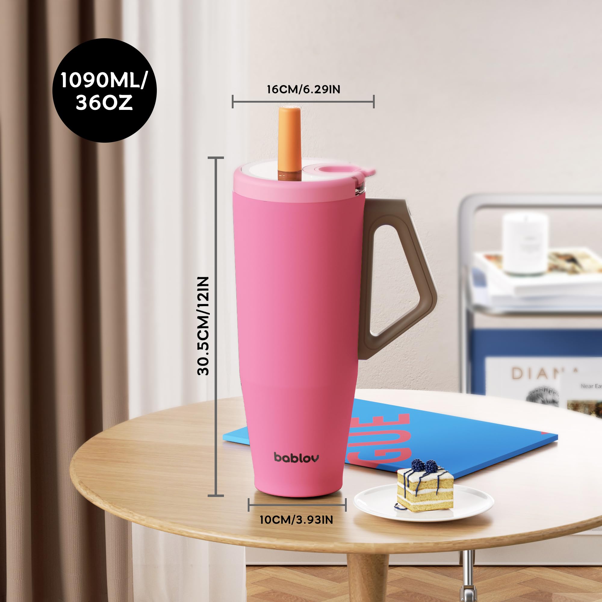 Bablov 36oz Leakproof Tumbler for All-Day Use