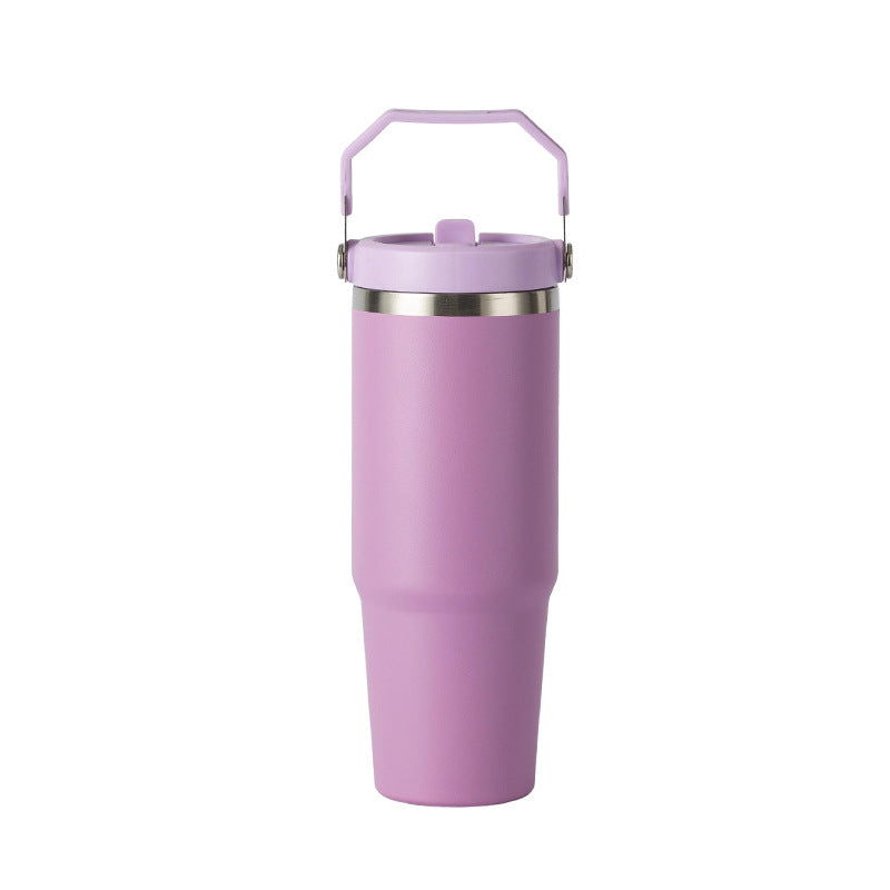 T63030 Insulated Tumbler with Carry Handle & Flip Lid 30oz