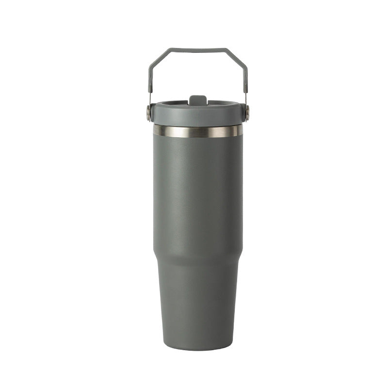 T63030 Insulated Tumbler with Carry Handle & Flip Lid 30oz