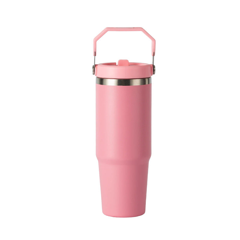 T63030 Insulated Tumbler with Carry Handle & Flip Lid 30oz