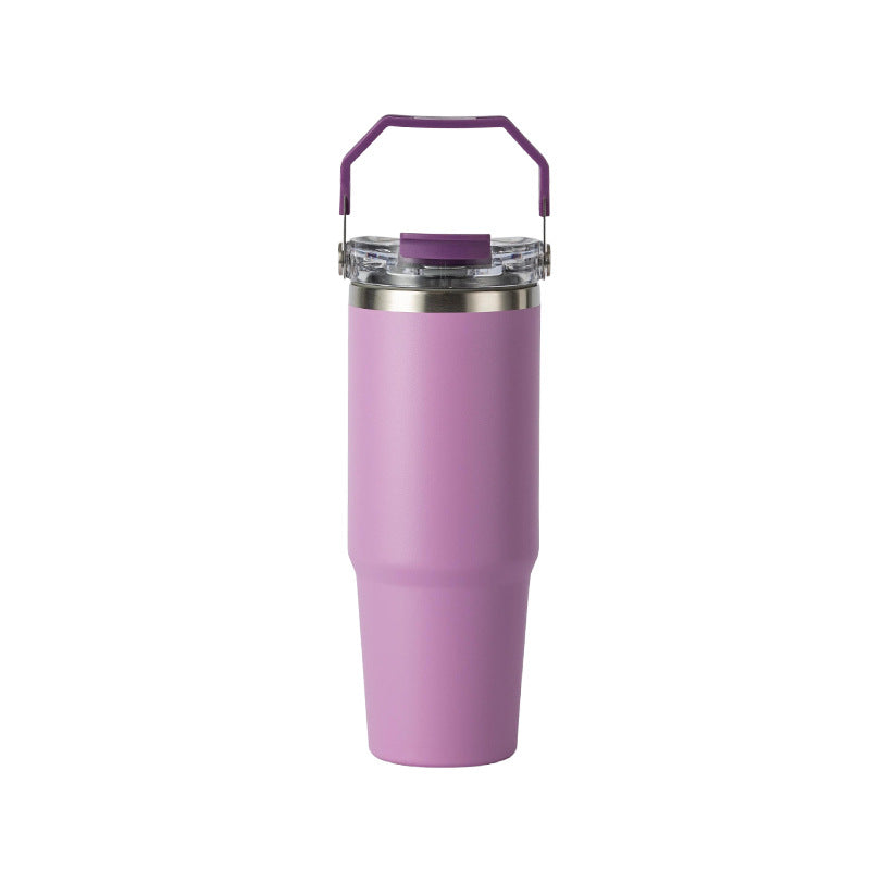 T63030 Insulated Tumbler with Carry Handle & Flip Lid 30oz