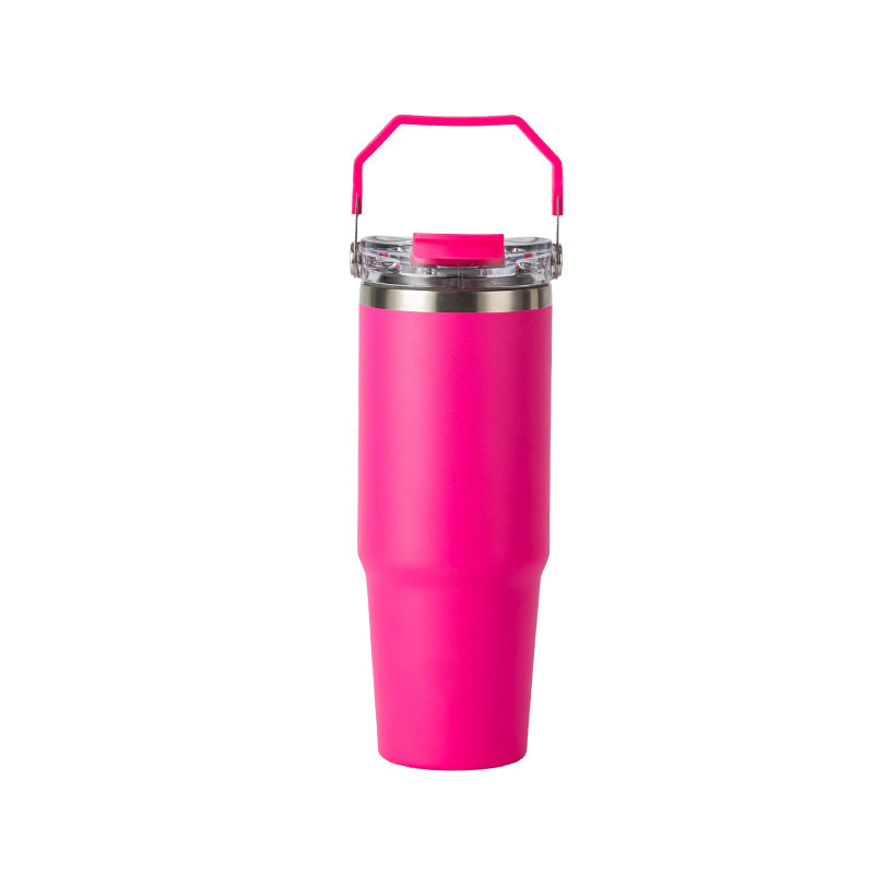 T63030 Insulated Tumbler with Carry Handle & Flip Lid 30oz