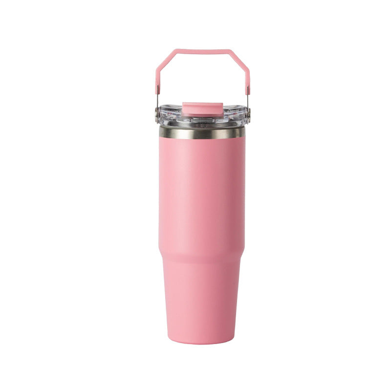T63030 Insulated Tumbler with Carry Handle & Flip Lid 30oz