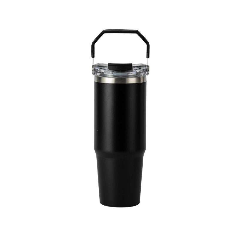 T63030 Insulated Tumbler with Carry Handle & Flip Lid 30oz