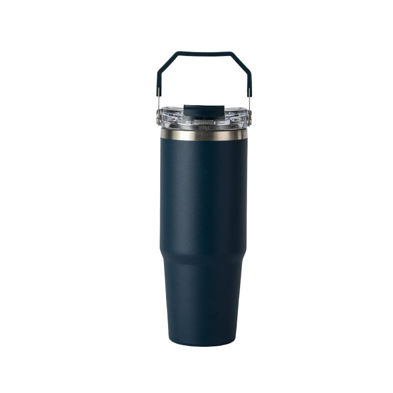 T63030 Insulated Tumbler with Carry Handle & Flip Lid 30oz