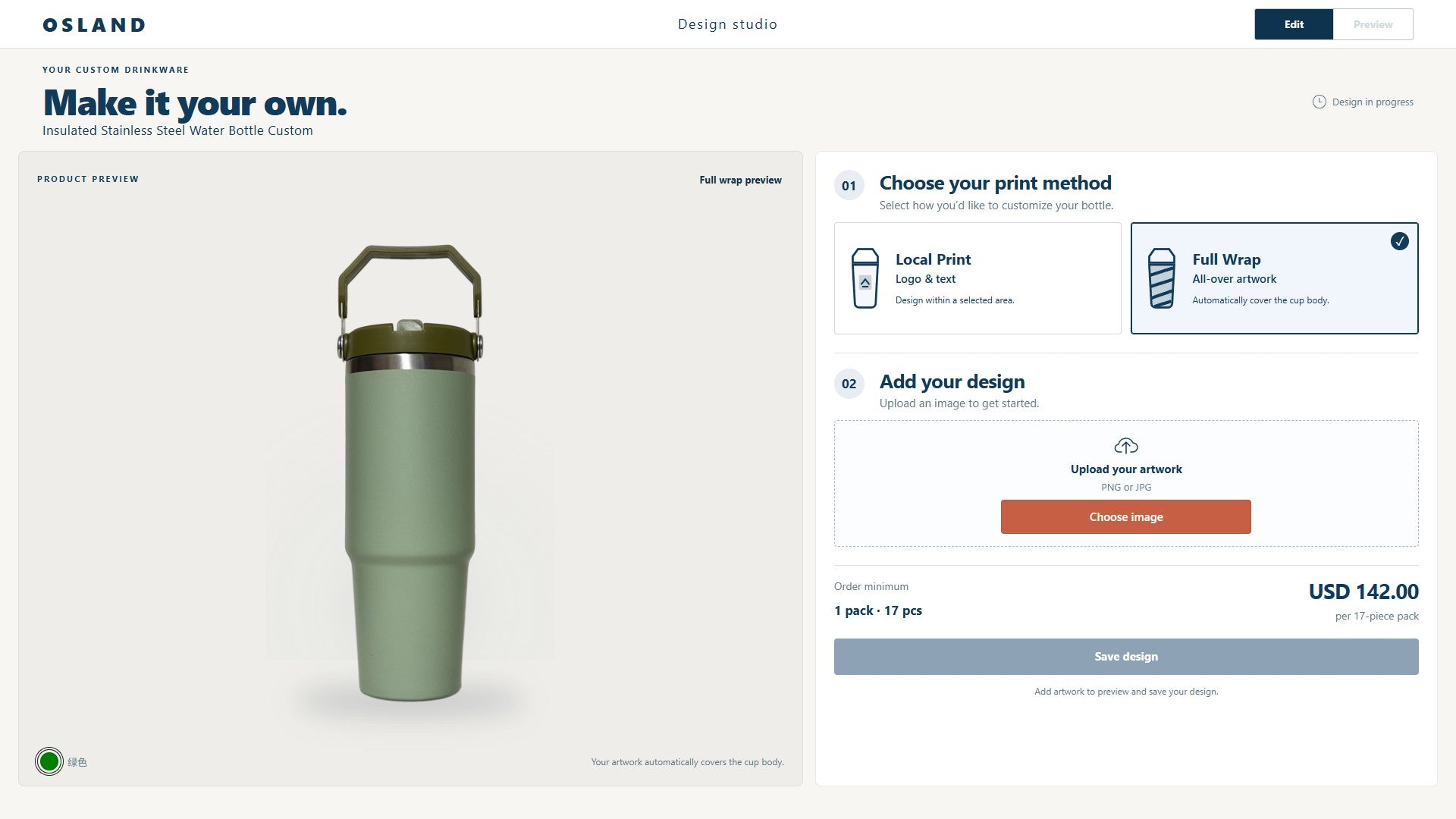 Upload & Preview Your Design